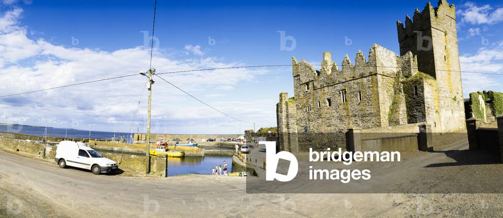 Hook Head, Co Wexford, Ireland, Slade Castle And Harbour (photo)