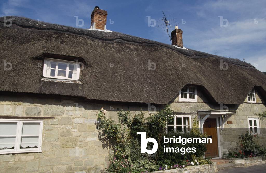 Thatched Cottage, Ansty Village, Wiltshire, UK (photo)