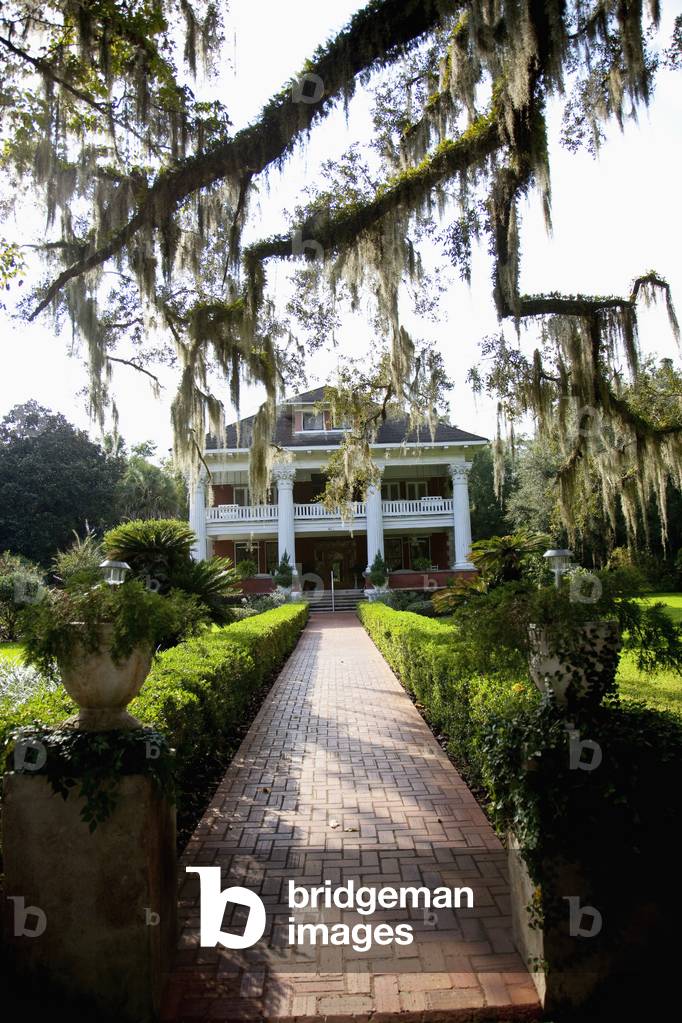Usa, Florida, View of Hotel, Micanopy (photo)