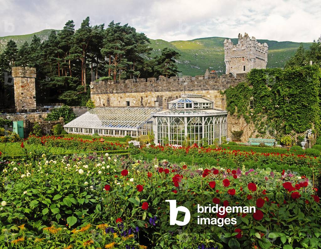 Glenveagh Castle, Co Donegal, Ireland; Potager Garden And Orangery (photo)