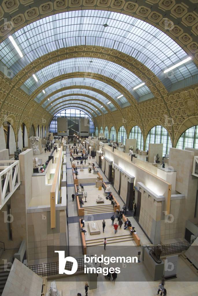 The Main Hall of The Musee D'Orsay Art Gallery, Paris, France (photo)