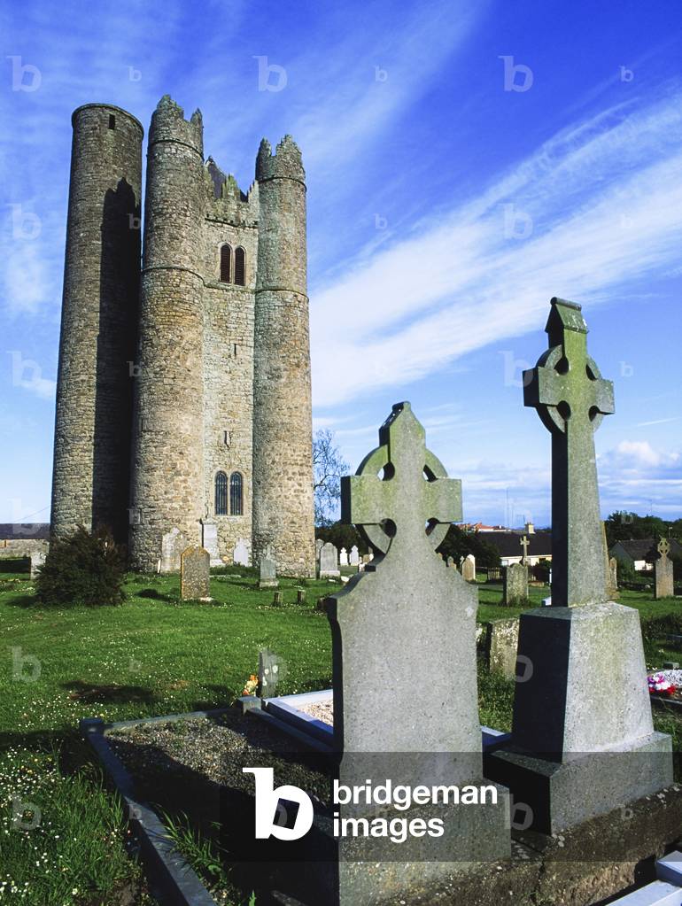 Lusk, Co Dublin, Ireland; Monastery Originally Founded By St Macculin (photo)