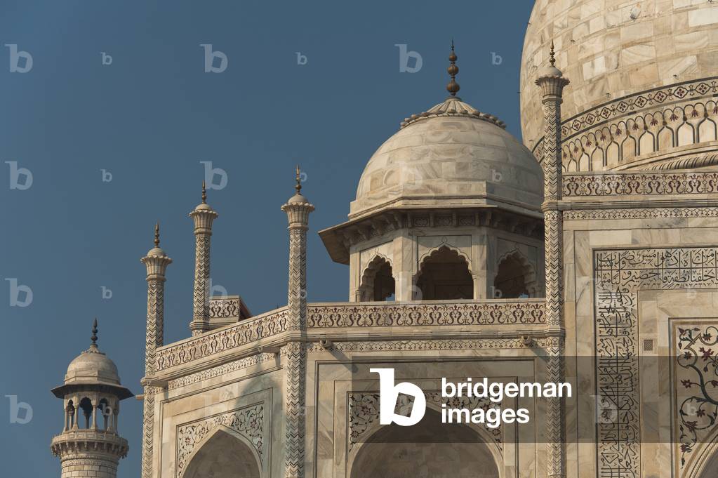 Detail of the Taj Mahal, Agra, India (photo)