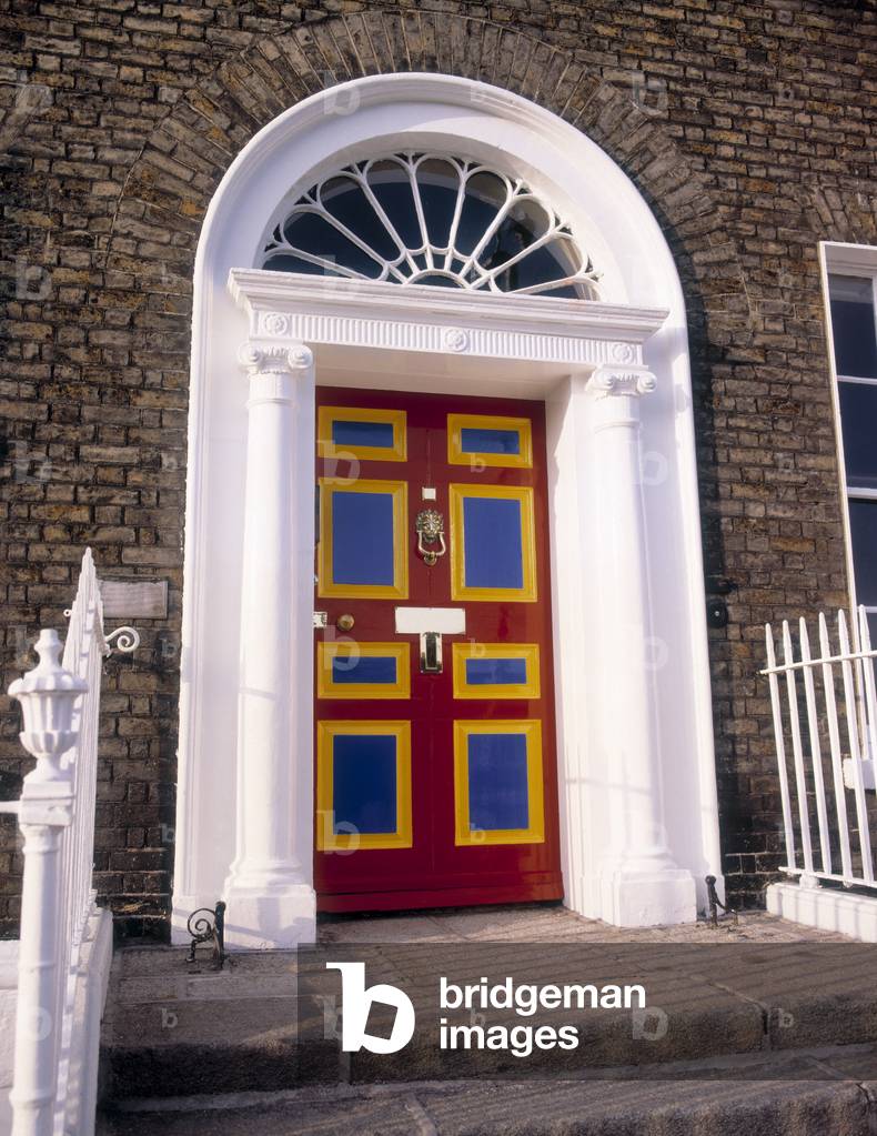 Georgian Door Of A House, Merrion Square, Dublin, Republic Of Ireland (photo)