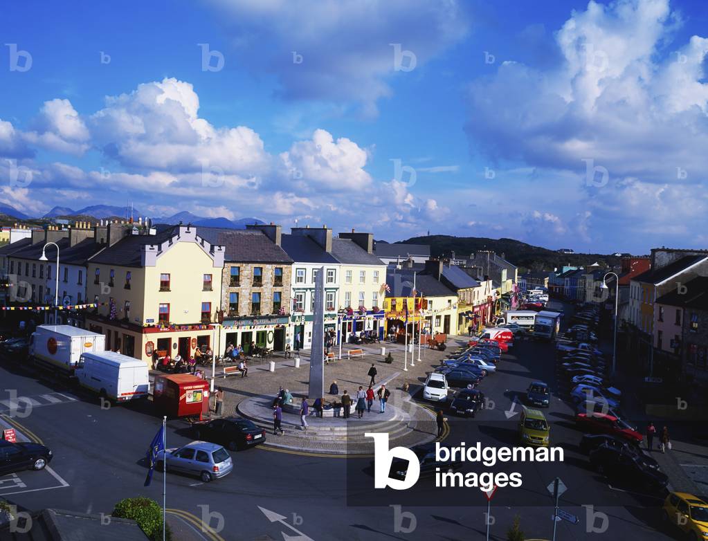 Clifden,Co Galway,Ireland;High Angle View Of Streetscape (photo)