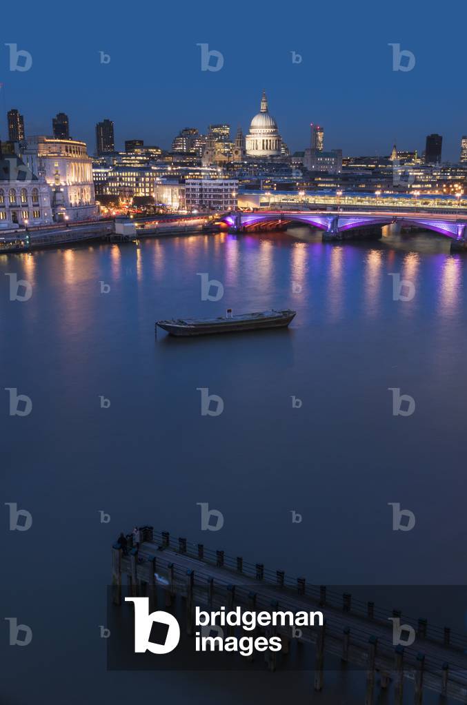 St. Paul's Cathedral and Blackfriars, London, England, UK  (photo)