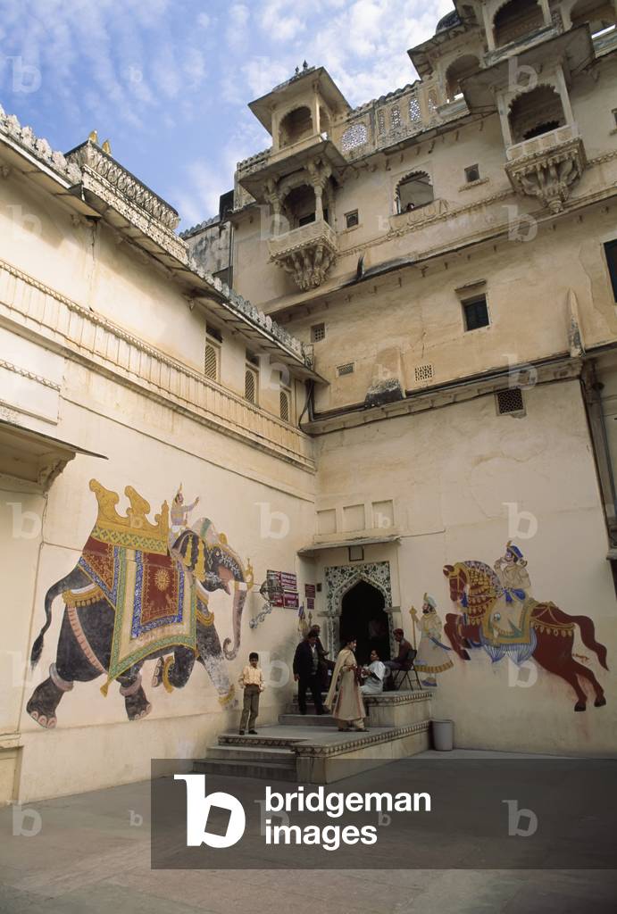 Courtyard, Rajasthan, India (photo)