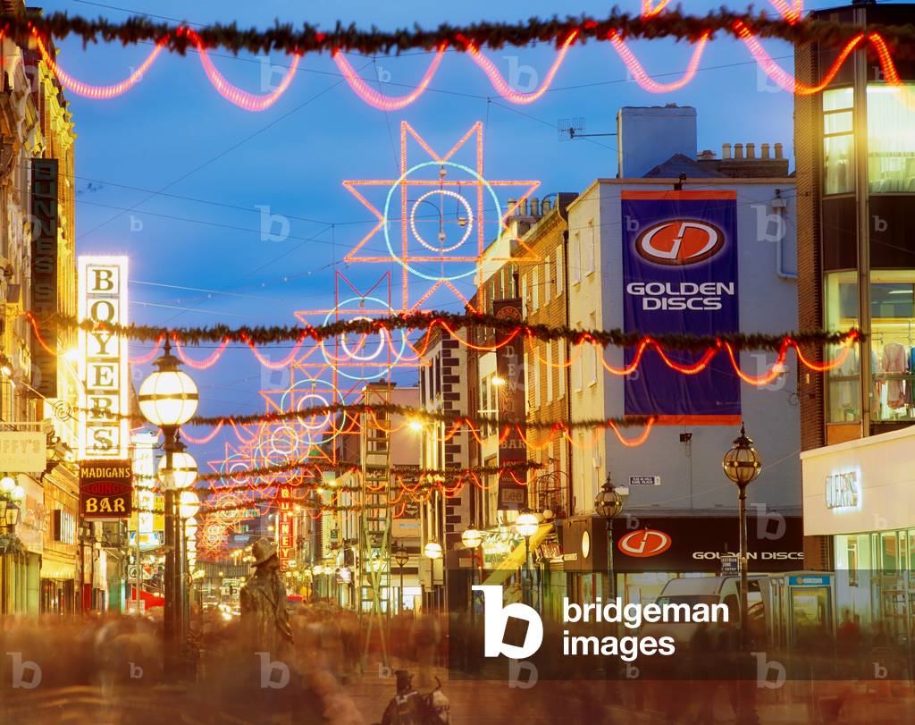 Dublin, Co Dublin, Ireland, Christmas On North Earl Street (photo)