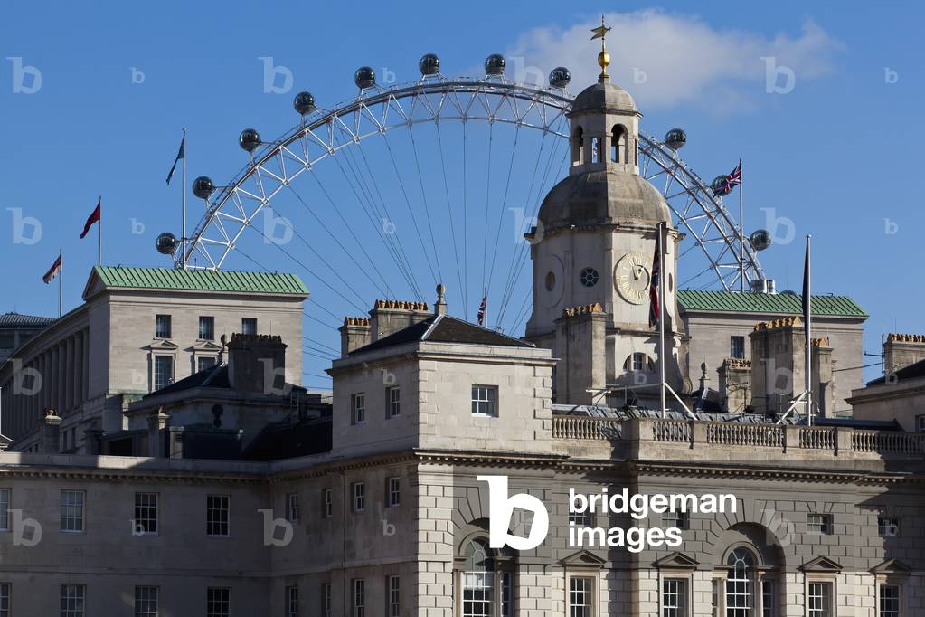 London Eye Over Horse Guards Parade, London, England, UK  (photo)