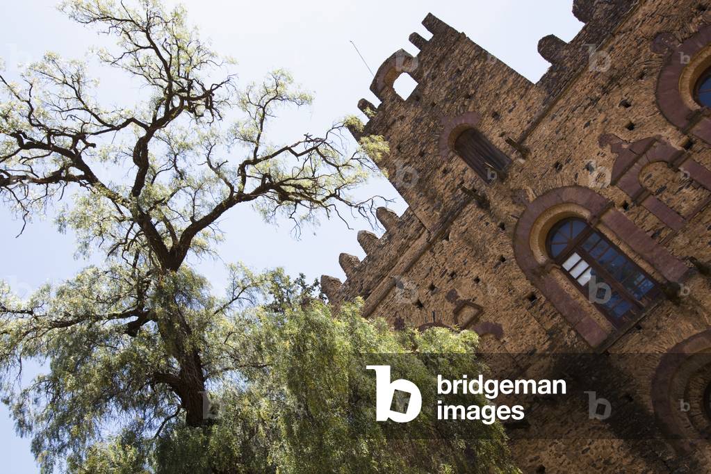 The seventeenth century palace of King Fasilides, Gondar, Ethiopia (photo)
