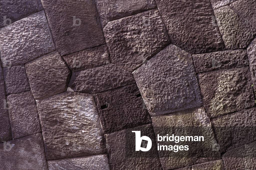 Japan, Detail of Castle Wall, Kyoto (photo)