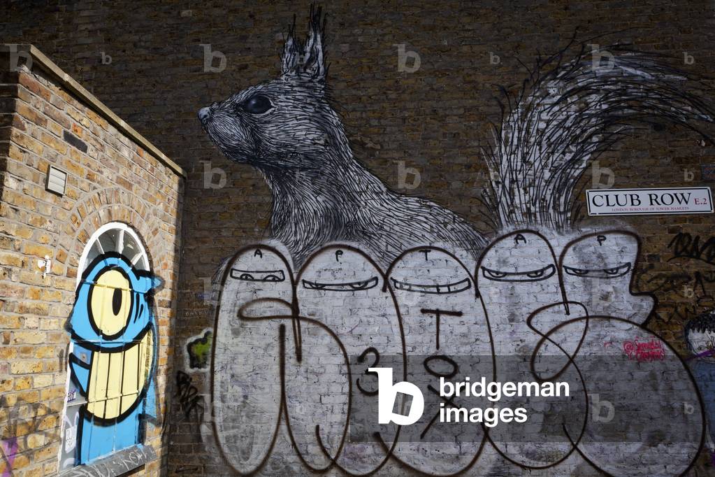 Street Art at Redchurch Street, Shoreditch, London, England, UK  (photo)
