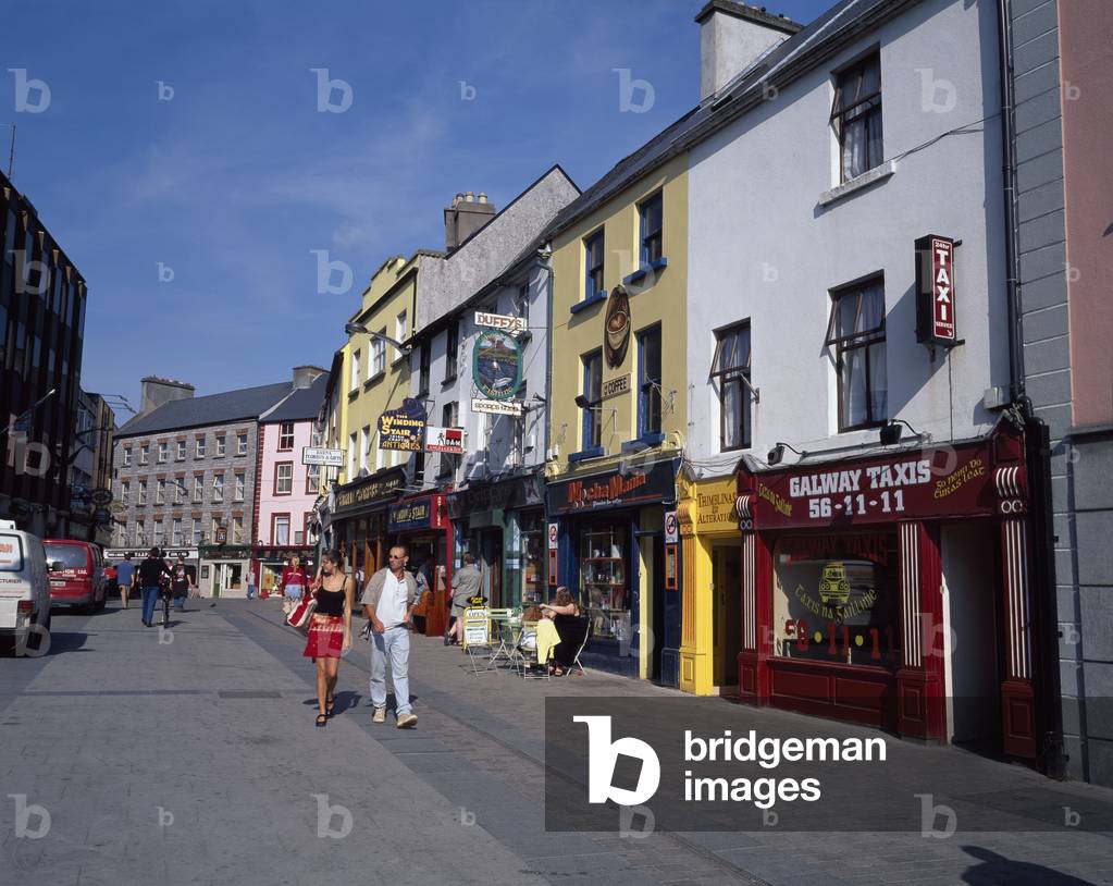 Galway City,Co,Galway,Ireland;Street Scene In Galway City (photo)