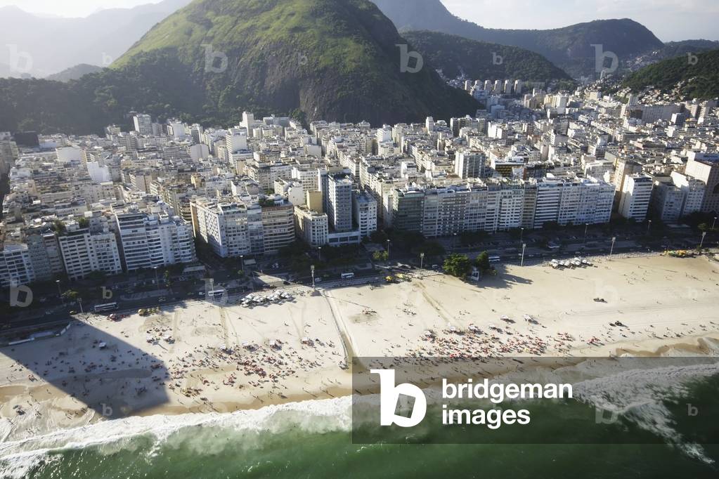 Brazil, Aerial view of coastline, Rio de Janeiro (photo)