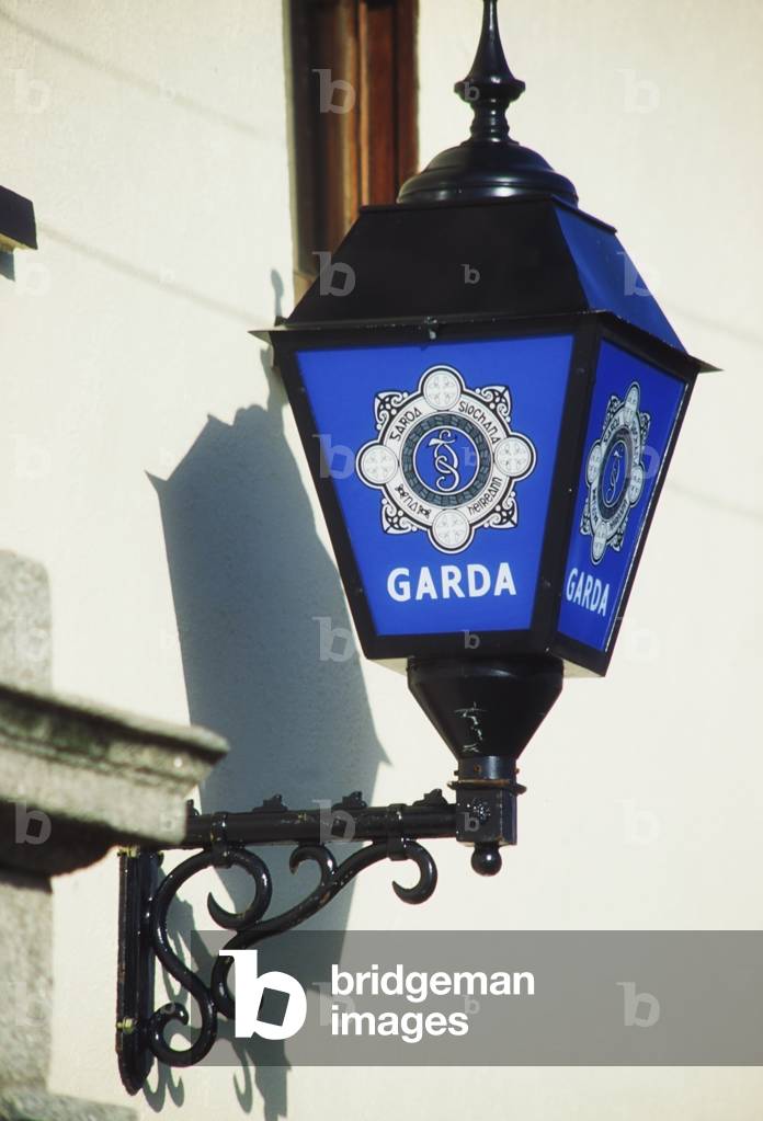 An Garda Siochana Sign, Ireland (photo)