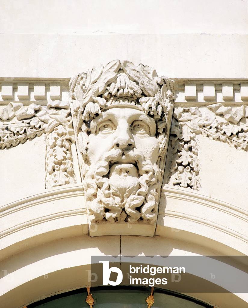 Custom House, Dublin, Co Dublin, Ireland; River Gods Of Ireland On 18Th Century Building Designed By James Gandon (photo)