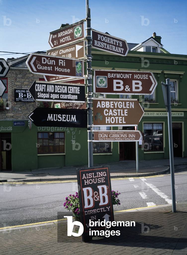 Road Signs At Clifden, Connemara, Co Galway, Ireland (photo)