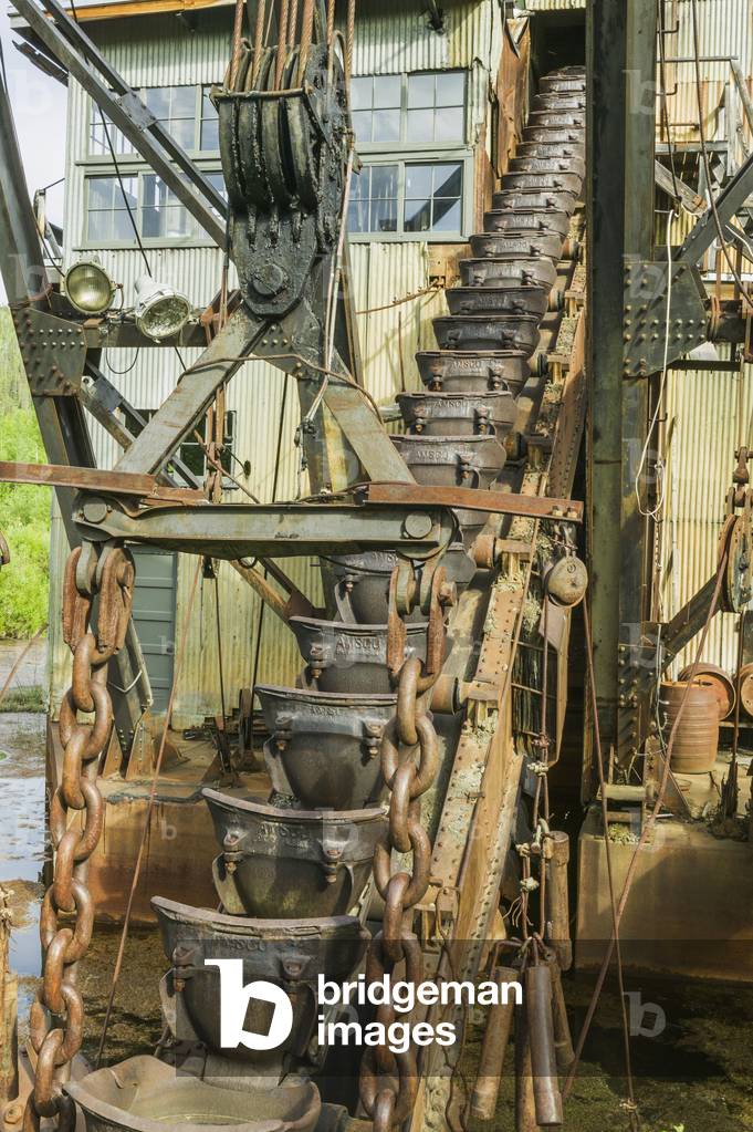 Coal Creek Dredge, along Coal Creek, Yukon Charley Rivers National Preserve; Alaska, United States of America (photo)