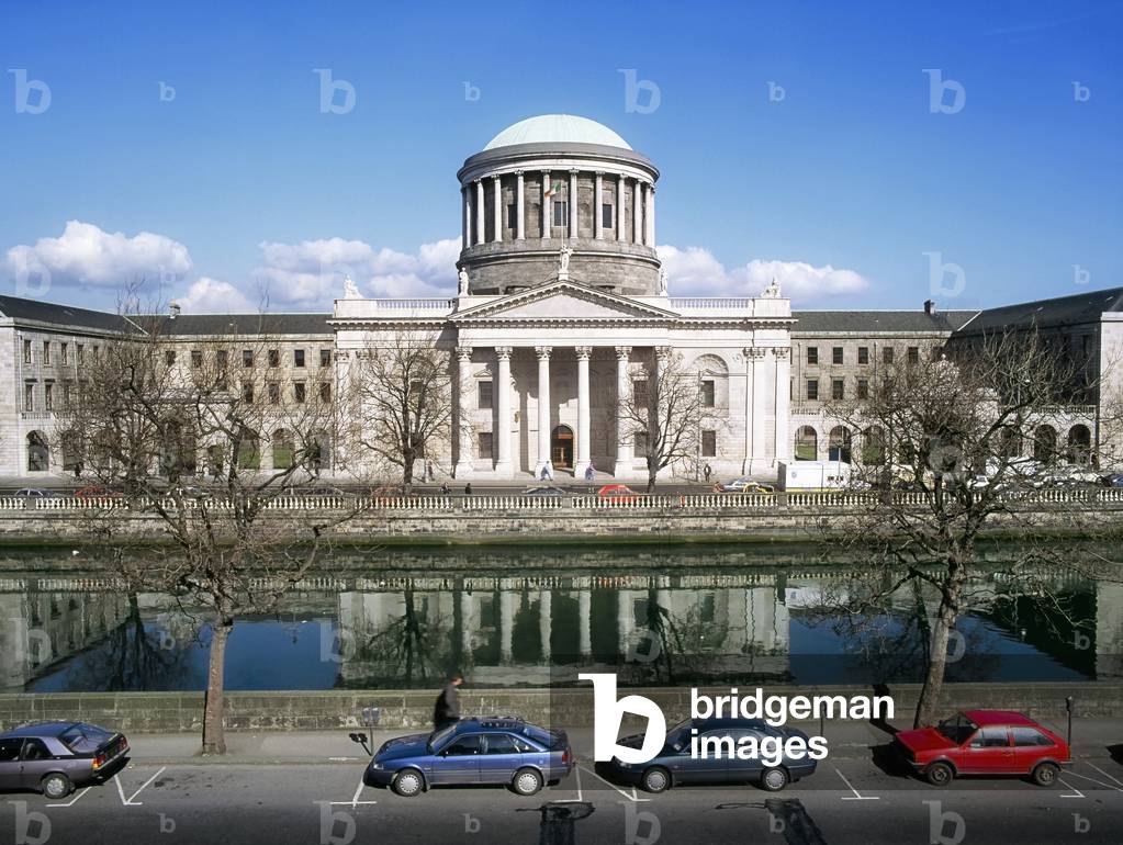Dublin City, Co Dublin, Ireland, Dublin Historic Buildings, The Four Courts (photo)