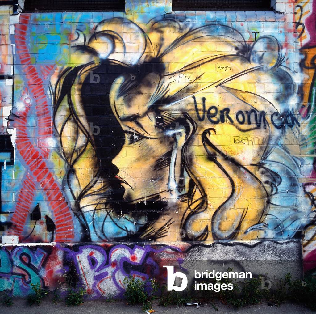 Dublin, Co Dublin, Ireland; Graffiti On A Wall (photo)