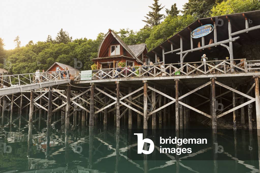 The Saltry Restaurant in Halibut Cove, Kachemak Bay, Southcentral Alaska (photo)