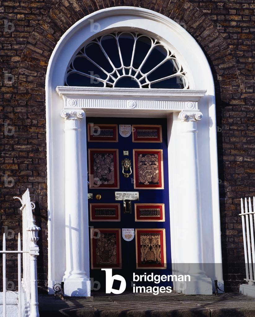 Georgian Door, Celebrating Year Of Culture, Dublin, Ireland (photo)