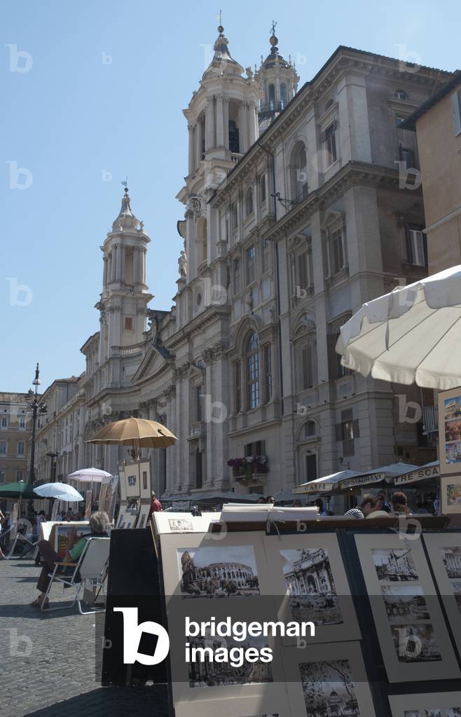 Italy, Farmese Square, Rome, Piazza Farnese (photo)
