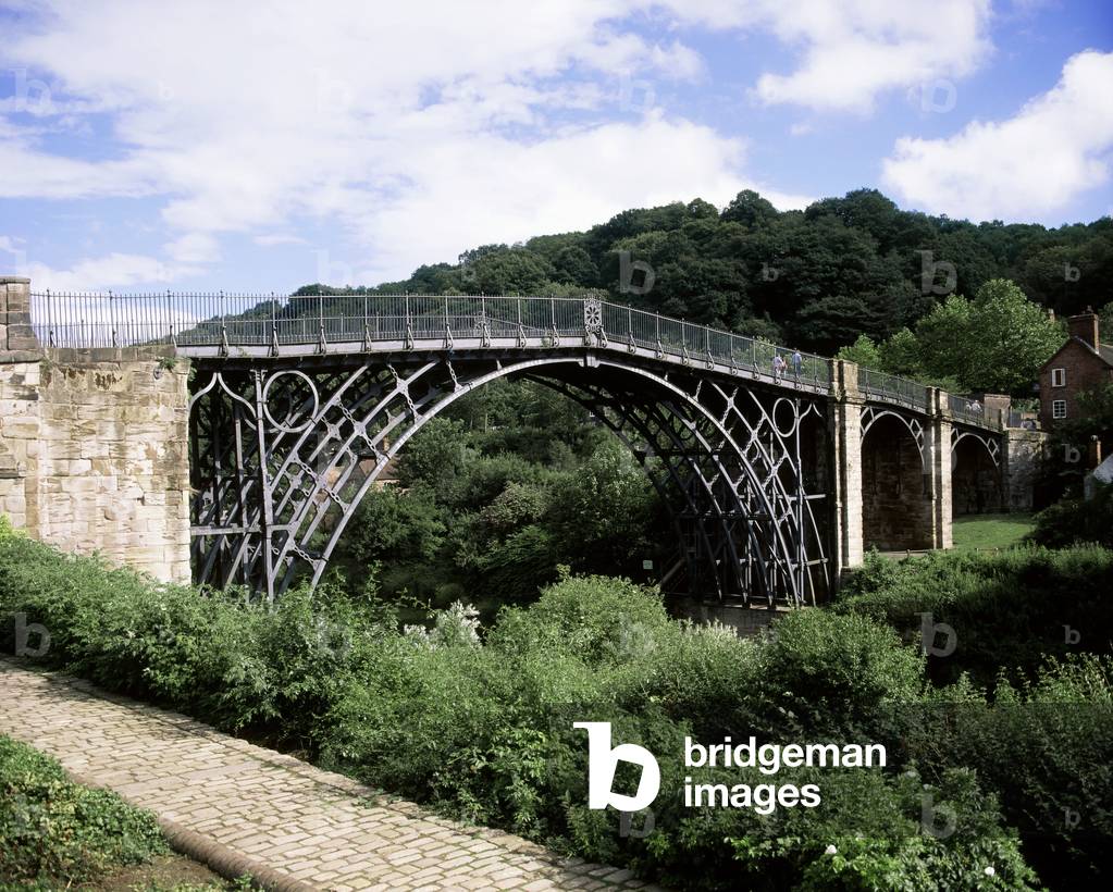 Iron Bridge, Shropshire, England; The First Iron Bridge Built By Abraham Darby (photo)