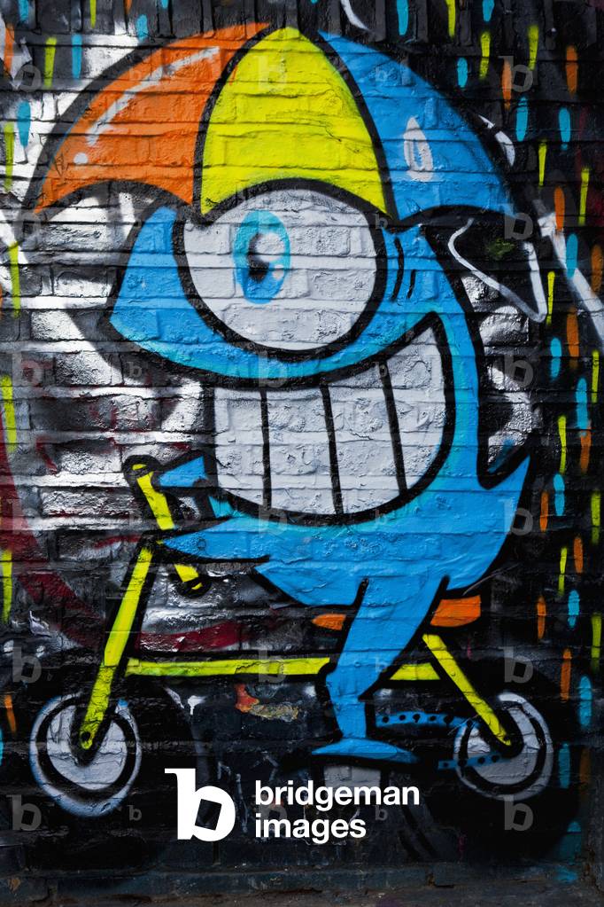 Street Art at Redchurch Street, Shoreditch, London, England, UK  (photo)