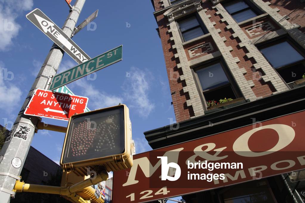 Street Signs in Soho, Lower Manhattan, New York, USA (photo)