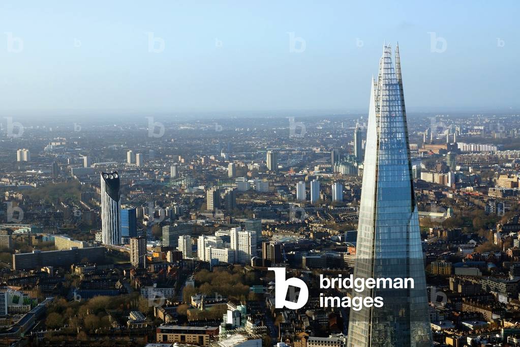UK, England, UK , Aerial view of Shard, London (photo)