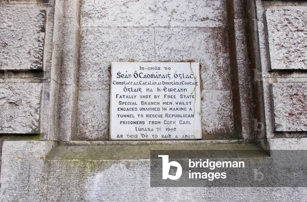 Irish Civil War Plaque, Cork City, Ireland (photo)