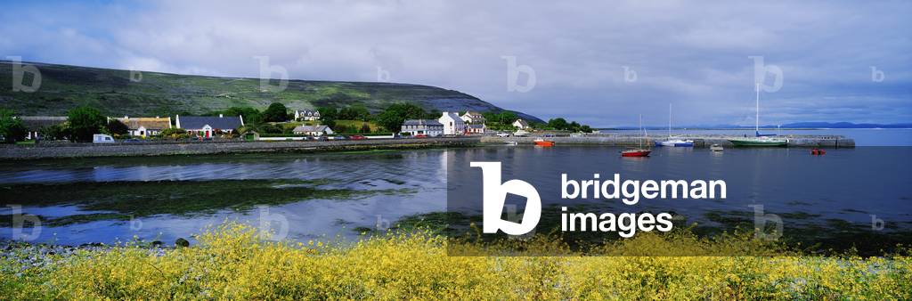 Ballyvaughan, Co Clare, Ireland; Small Harbour Village Located On The South Shores Of Galway Bay (photo)