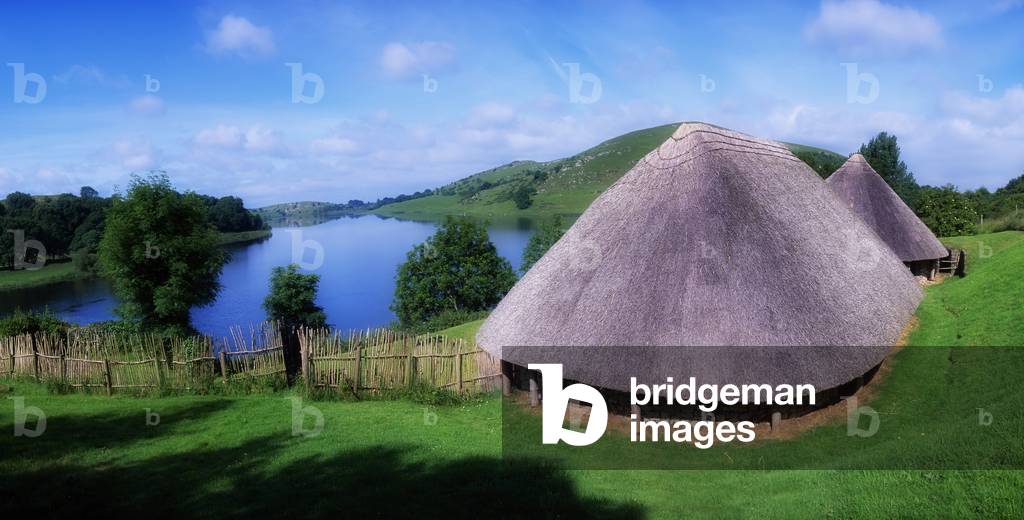 Visitor Centre, Lough Gur, Co Limerick, Ireland; Remains Of A Small Farmstead Which Was Built Around 900 Ad (photo)