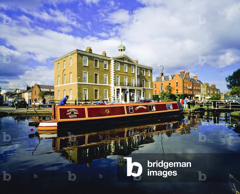 Portobello, Dublin, Co Dublin, Ireland, Grand Canal, Long Boat (photo)