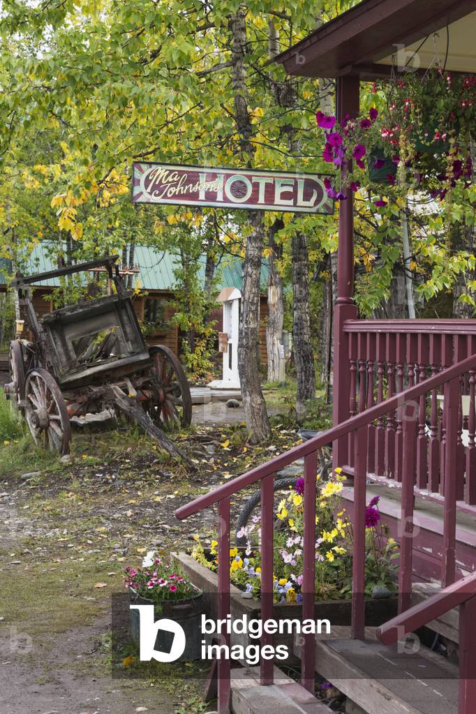 Ma Johnson's historic hotel; McCarthy, Alaska, United States of America (photo)