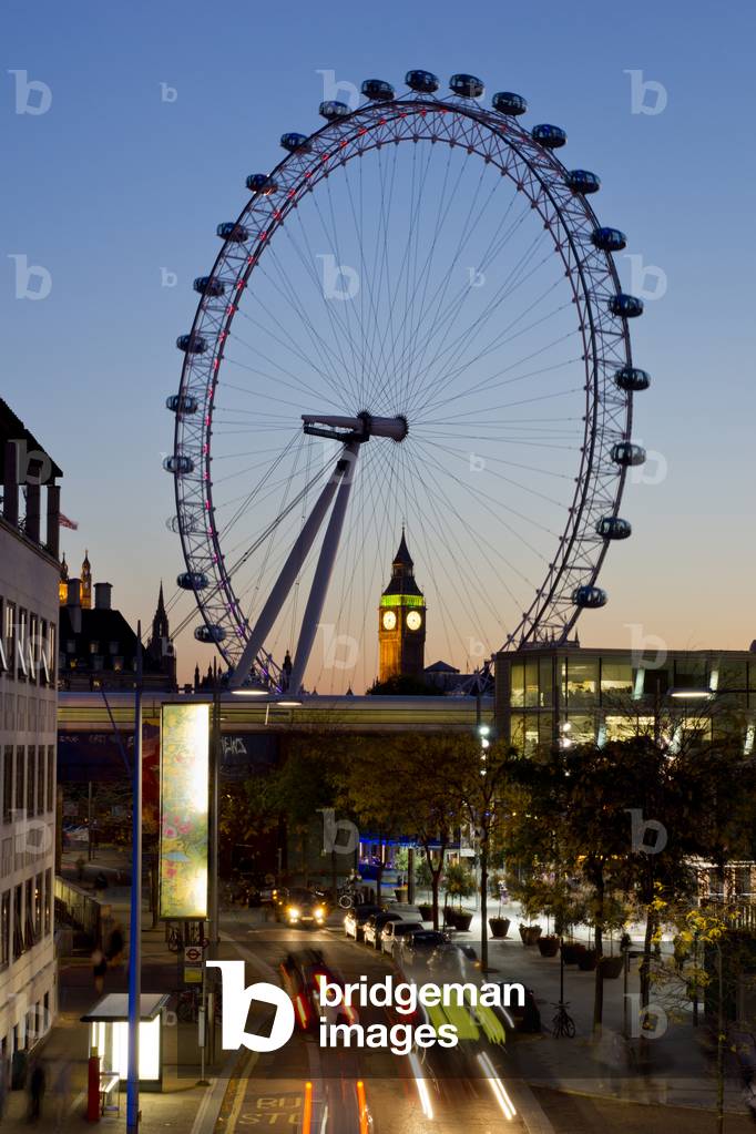 UK, England, London, Houses of Parliament, Westminster, Dusk (photo)