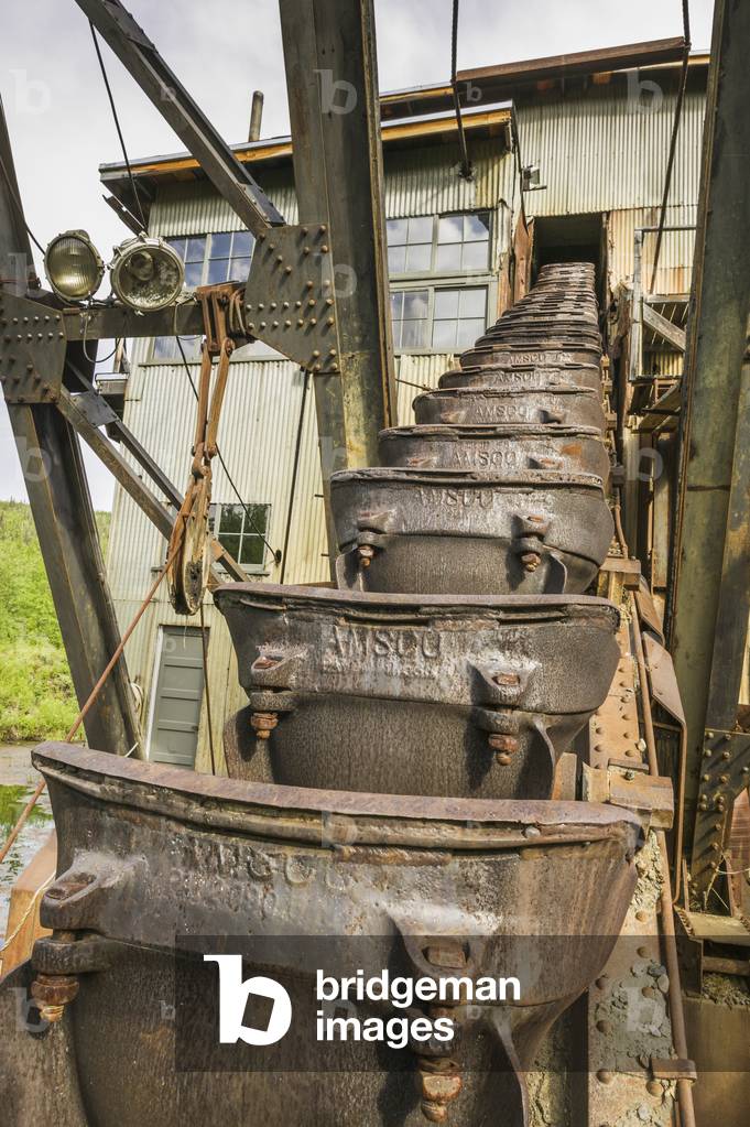Coal Creek Dredge, along Coal Creek, Yukon Charley Rivers National Preserve; Alaska, United States of America (photo)