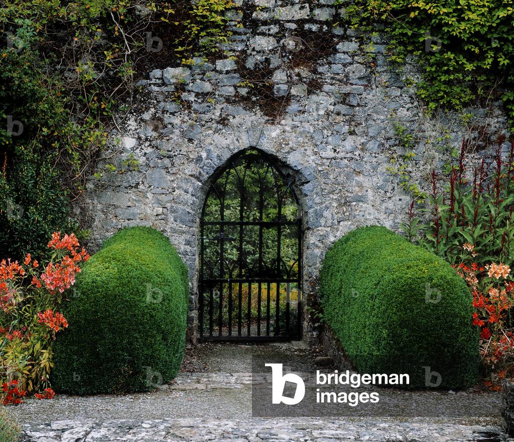 Gothic Entrance Gate, Walled Garden, Ardsallagh, Co Tipperary, Ireland (photo)