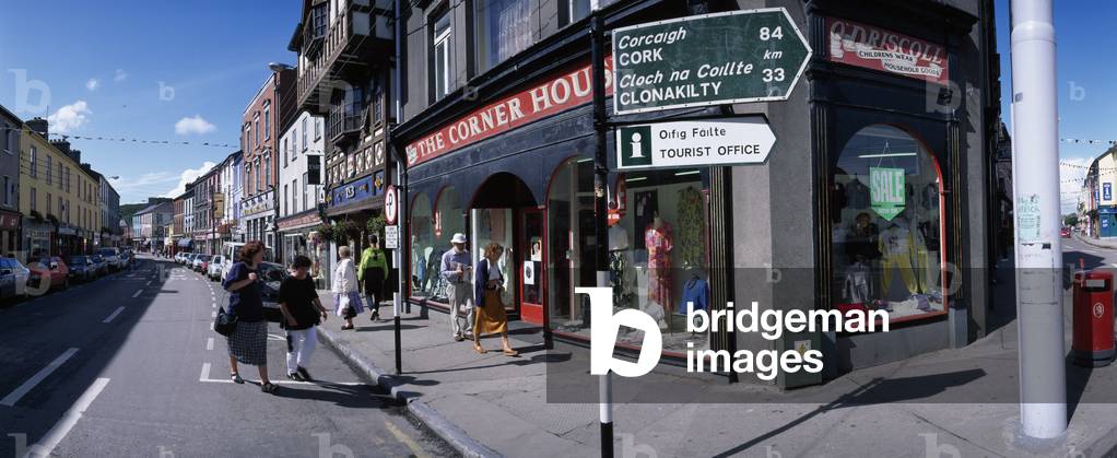 Skibbereen,Co Cork,Ireland;Streetscene With Directional Signs (photo)