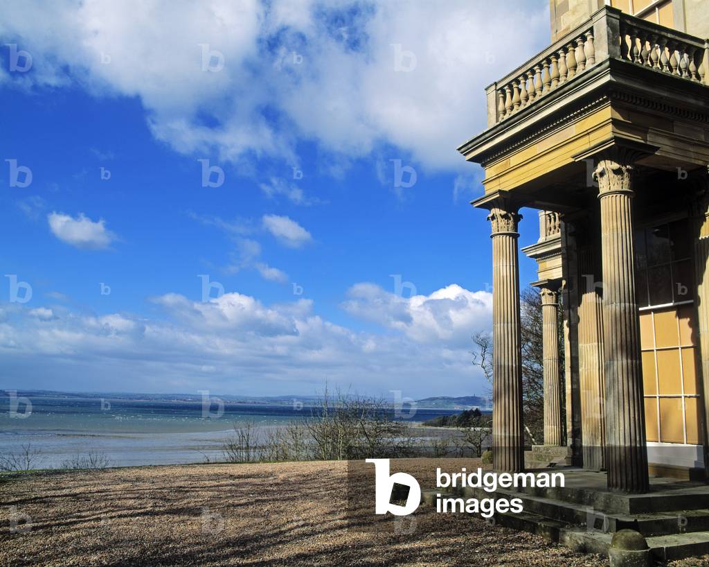 Temple Of The Winds, & Strangford Lough, Mount Stewart, Co Down, Ireland (photo)