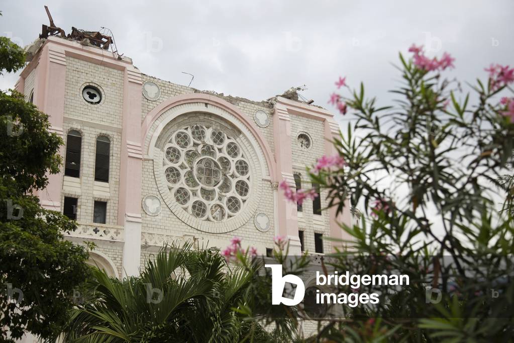 The Catholic Cathedral of Our Lady of the Assumption Building Destroyed in an Earthquake, Port-Au-Prince, Haiti (photo)
