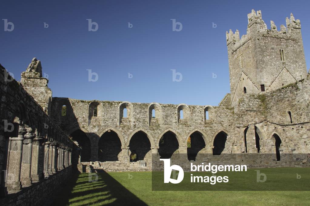 Jerpoint Abbey In Leinster Region; County Kilkenny, Ireland (photo)