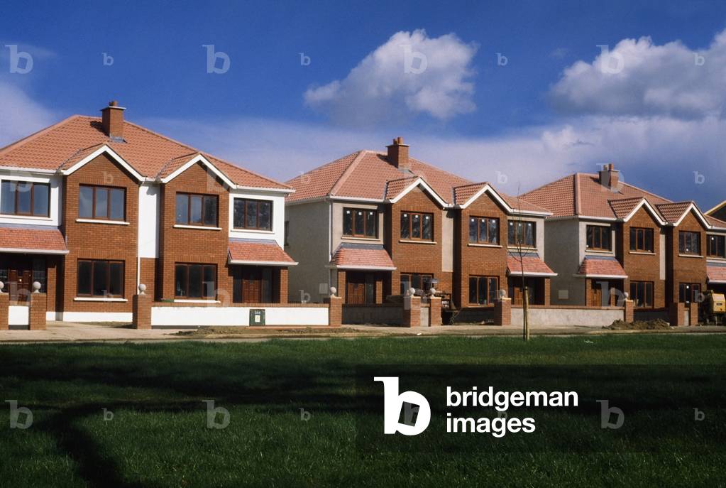 Housing Estate, Ireland; Newly Built Houses (photo)