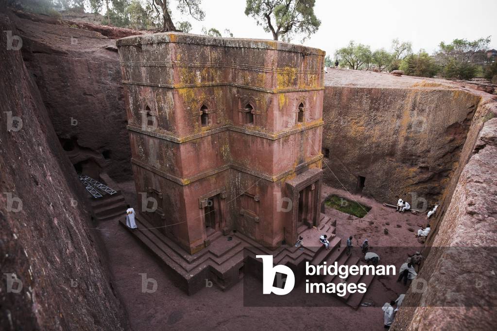 The fantastically preserved rock hewn Church of Saint George, Lalibela, Ethiopia (photo)