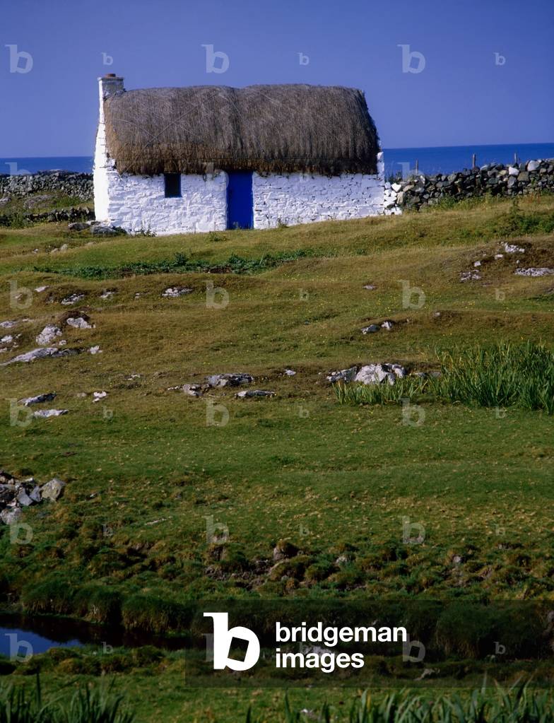 Traditional Cottage, Ballyconeely, Co Galway, Ireland (photo)
