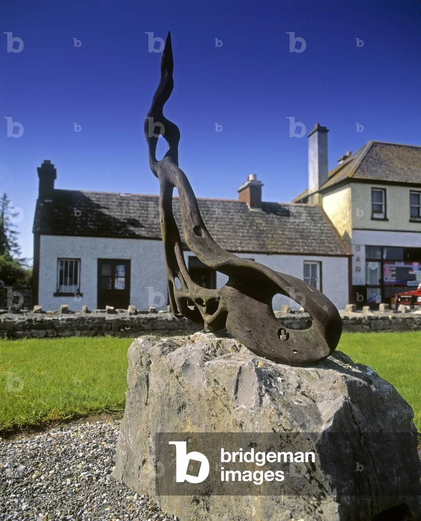 Bog Oak Carving By M.Casey, Newtown Cashel, Co Longford, Ireland (photo)