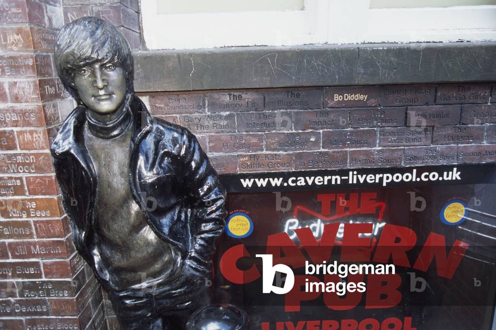 John Lennon Statue Near Cavern Pub, Liverpool, UK (photo)