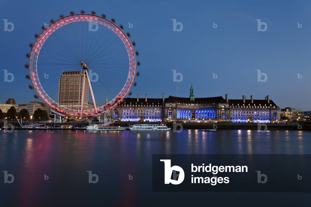 South Bank and London Eye, London, England, UK  (photo)