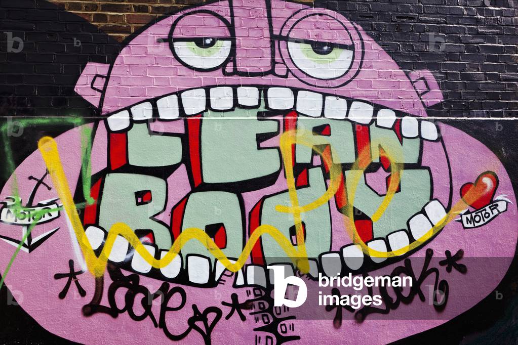 Street Art at Redchurch Street, Shoreditch, London, England, UK  (photo)